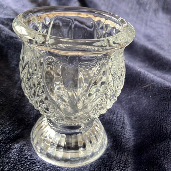 PartyLite Orange‎ Votives and Avon Crystal Glass Candle Holder Set - Picture 12 of 13